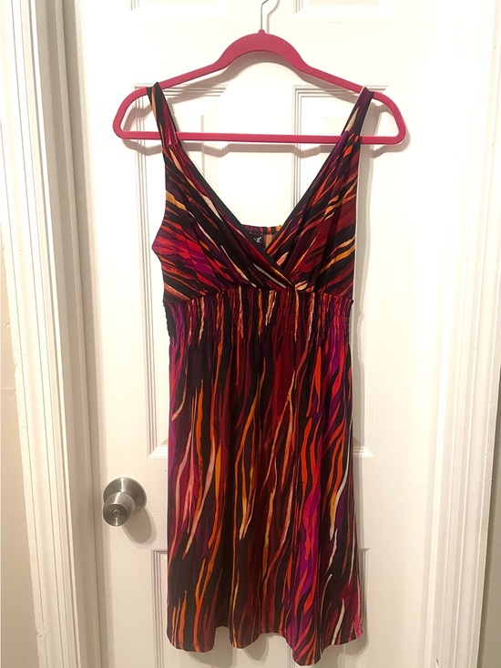 a.n.a Dresses & Skirts - a.n.a Multicolor V-Neck Striped Sundress